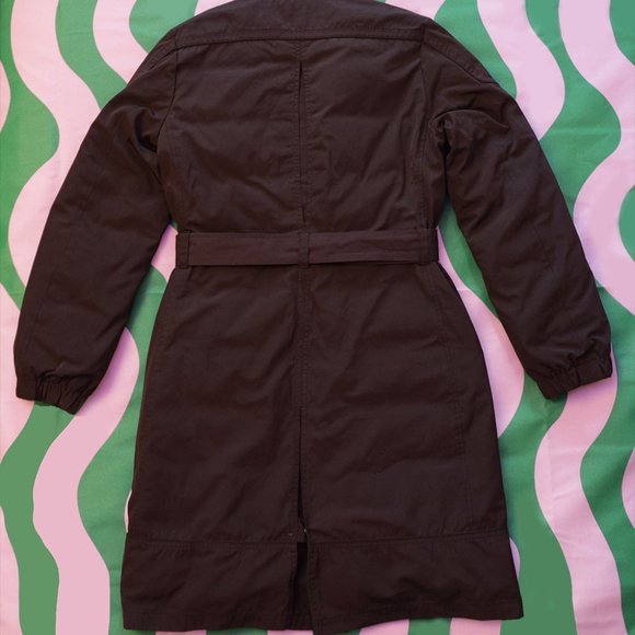 Add Down Trench-Style Puffer Coat - Picture 5 of 5